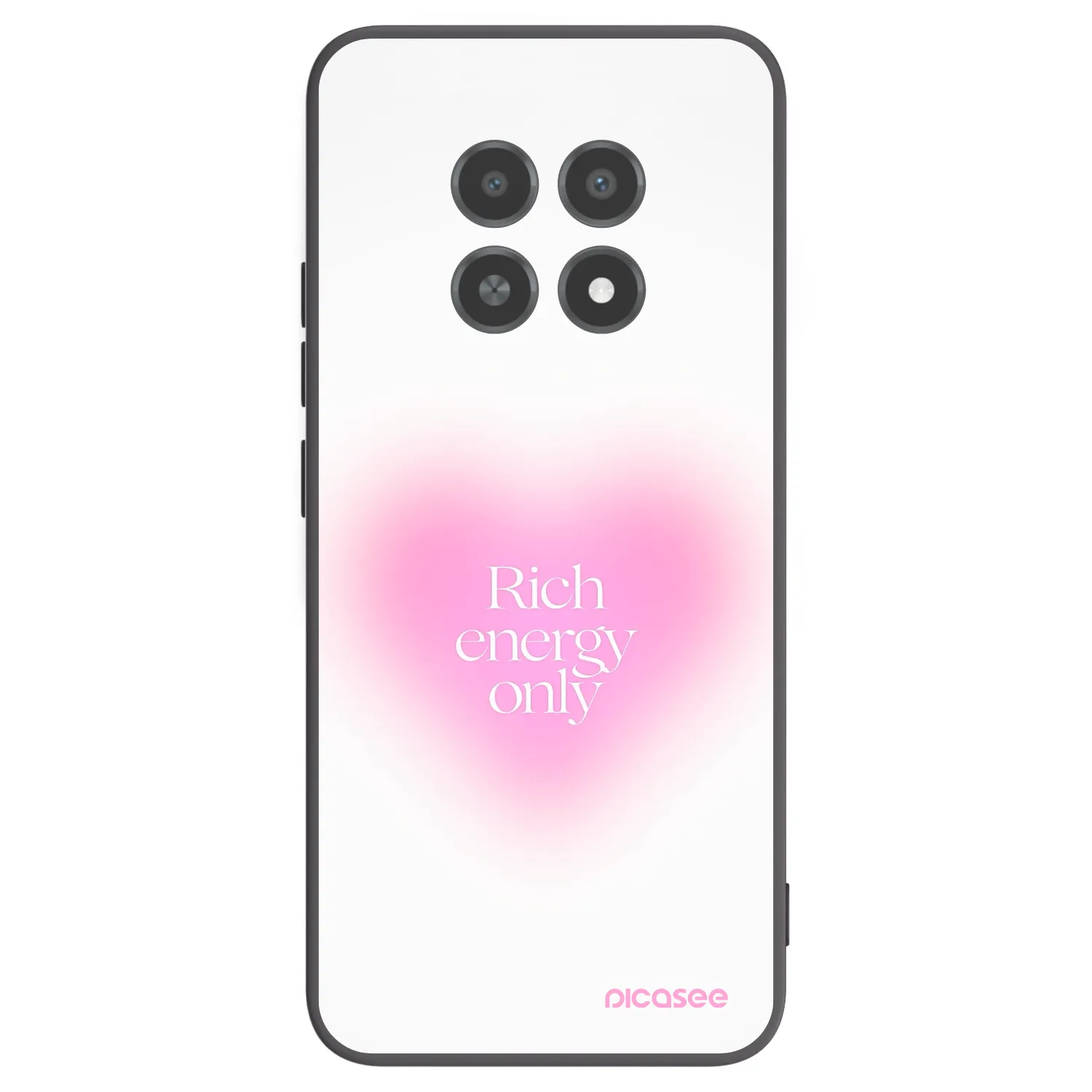 Picasee Realme 12X Hülle - Schwarzes Silikon - Rich Energy