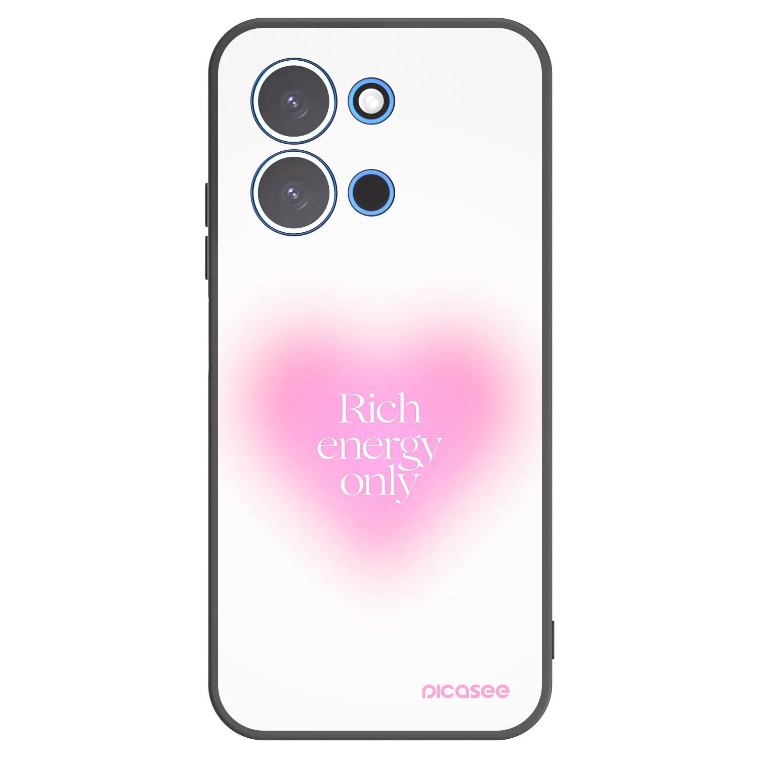 Picasee Xiaomi Redmi 15C 4G Hülle - Schwarzes Silikon - Rich Energy