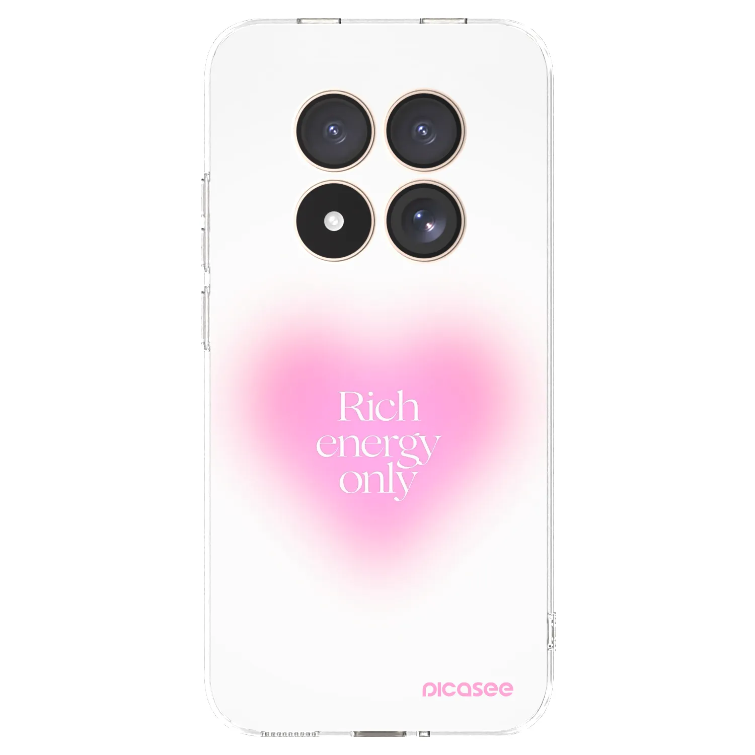 Picasee Xiaomi Redmi Note 15 Pro 4G Hülle - Transparentes Silikon - Rich Energy