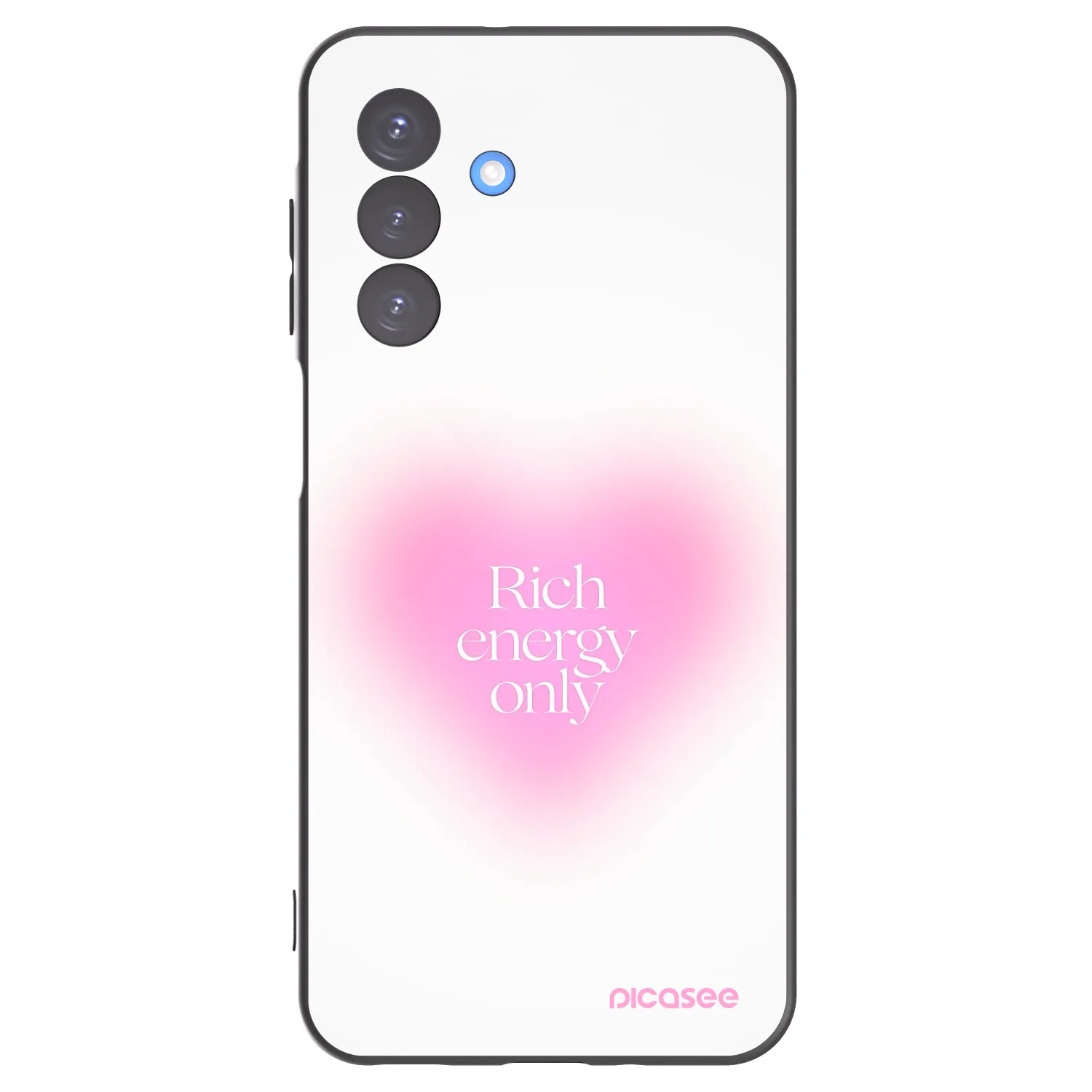 Picasee Samsung Galaxy A17 5G Hülle - Schwarzes Silikon - Rich Energy