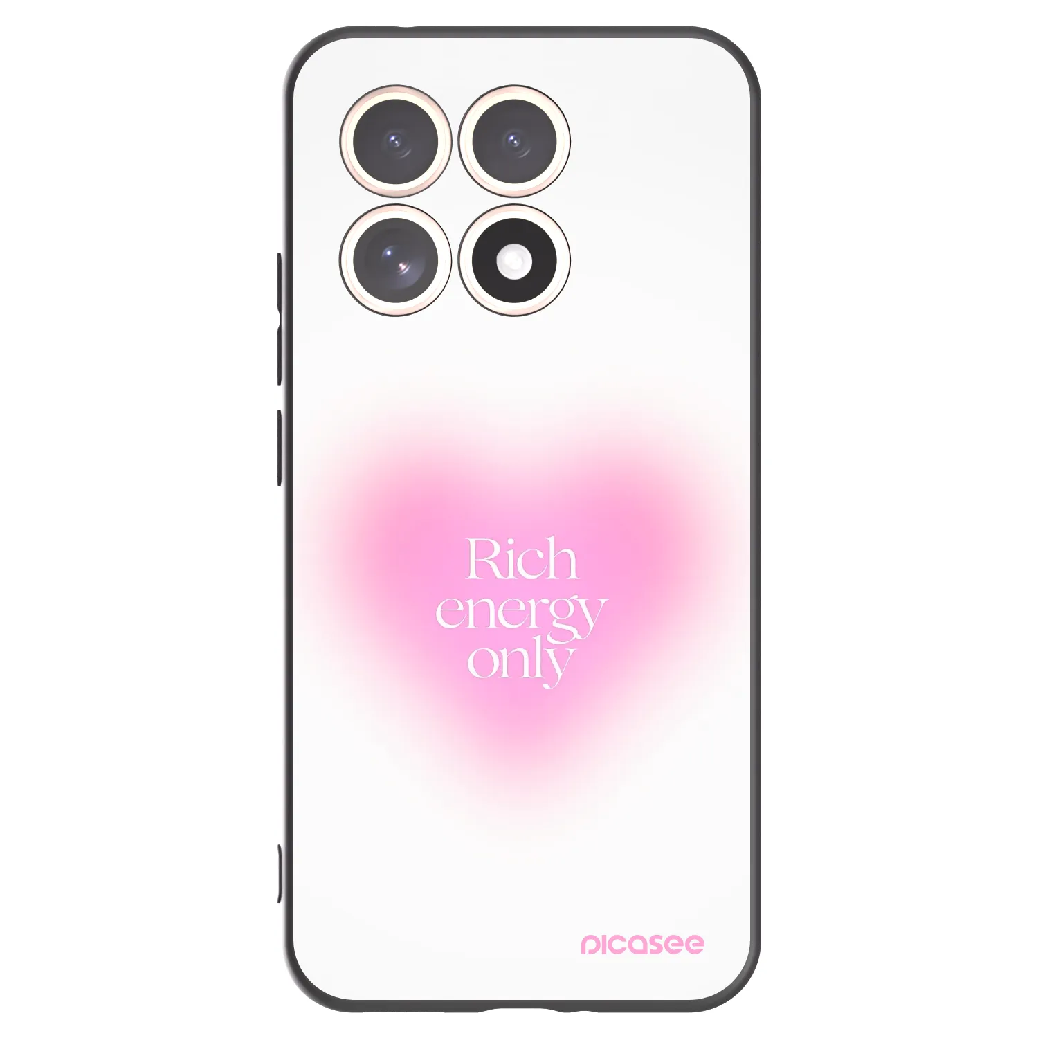 Picasee Xiaomi 15T Hülle - Schwarzes Silikon - Rich Energy