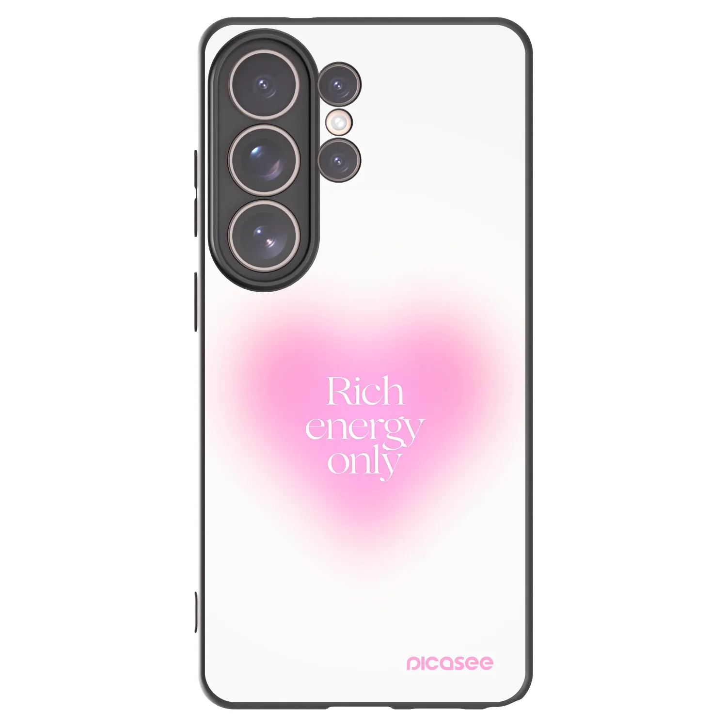 Picasee Samsung Galaxy S26 Ultra Hülle - Schwarzes Silikon - Rich Energy