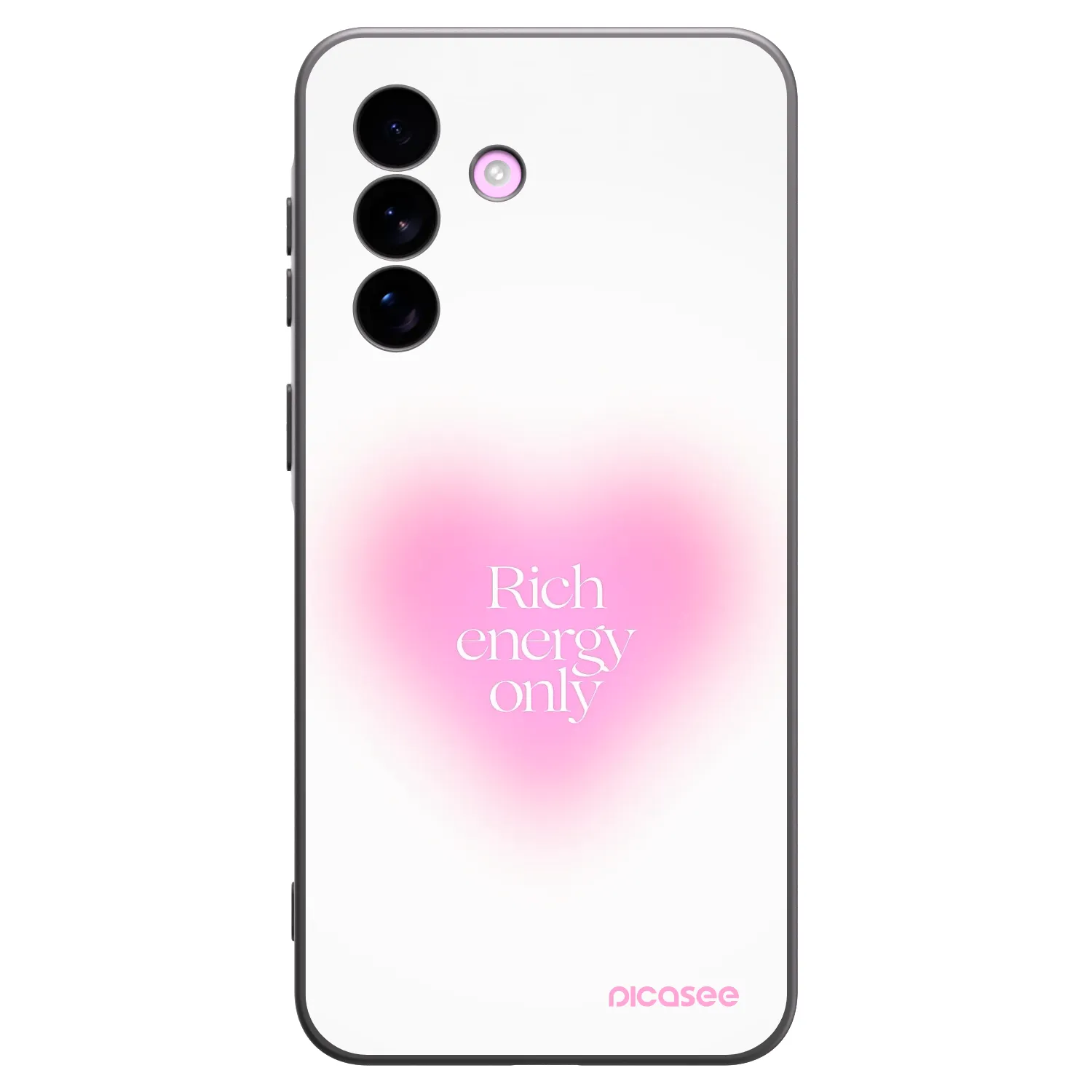 Picasee Samsung Galaxy A57 5G Hülle - Schwarzes Silikon - Rich Energy