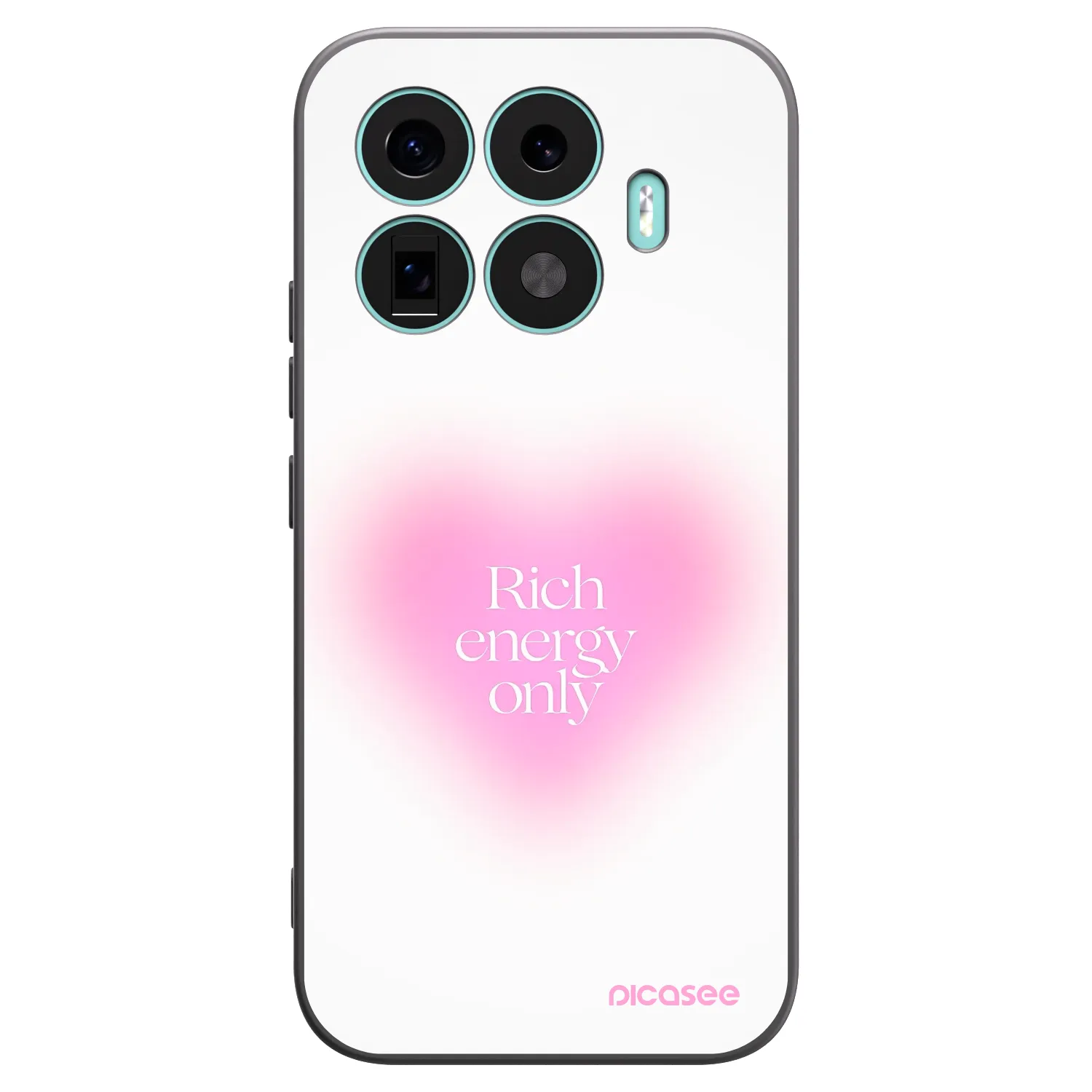 Picasee Xiaomi 17T Hülle - Schwarzes Silikon - Rich Energy