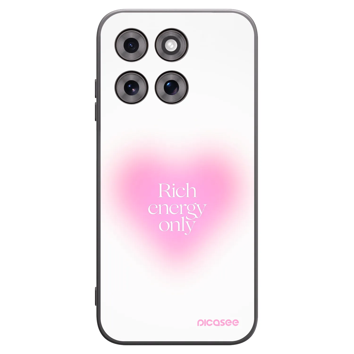 Picasee Motorola Moto G77 Hülle - Schwarzes Silikon - Rich Energy