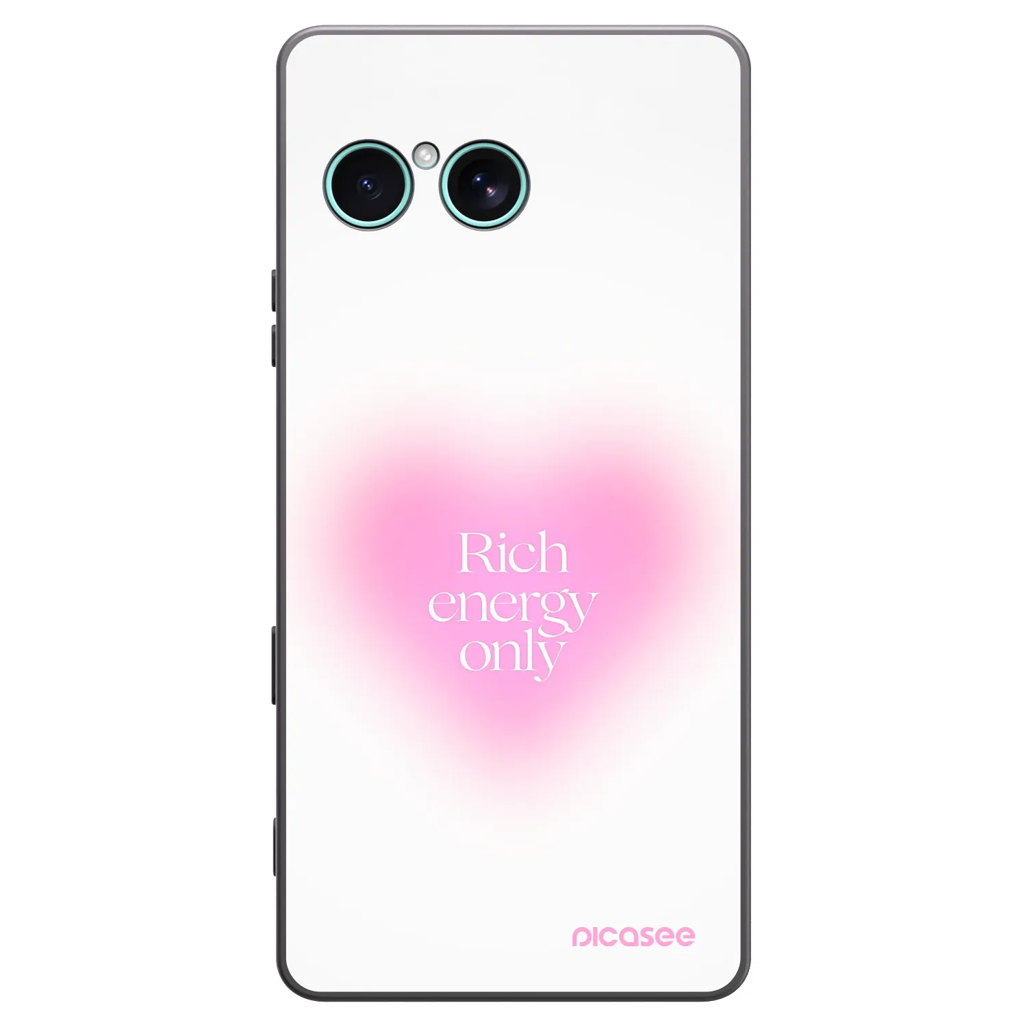 Picasee Sony Xperia 10 VII Hülle - Schwarzes Silikon - Rich Energy