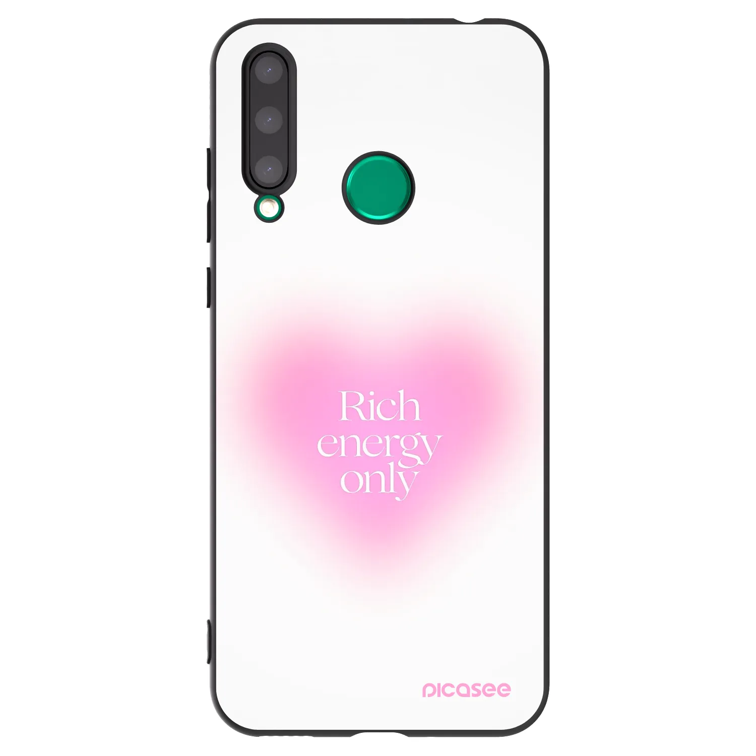 Picasee Honor 20 Lite Hülle - Schwarzes Silikon - Rich Energy