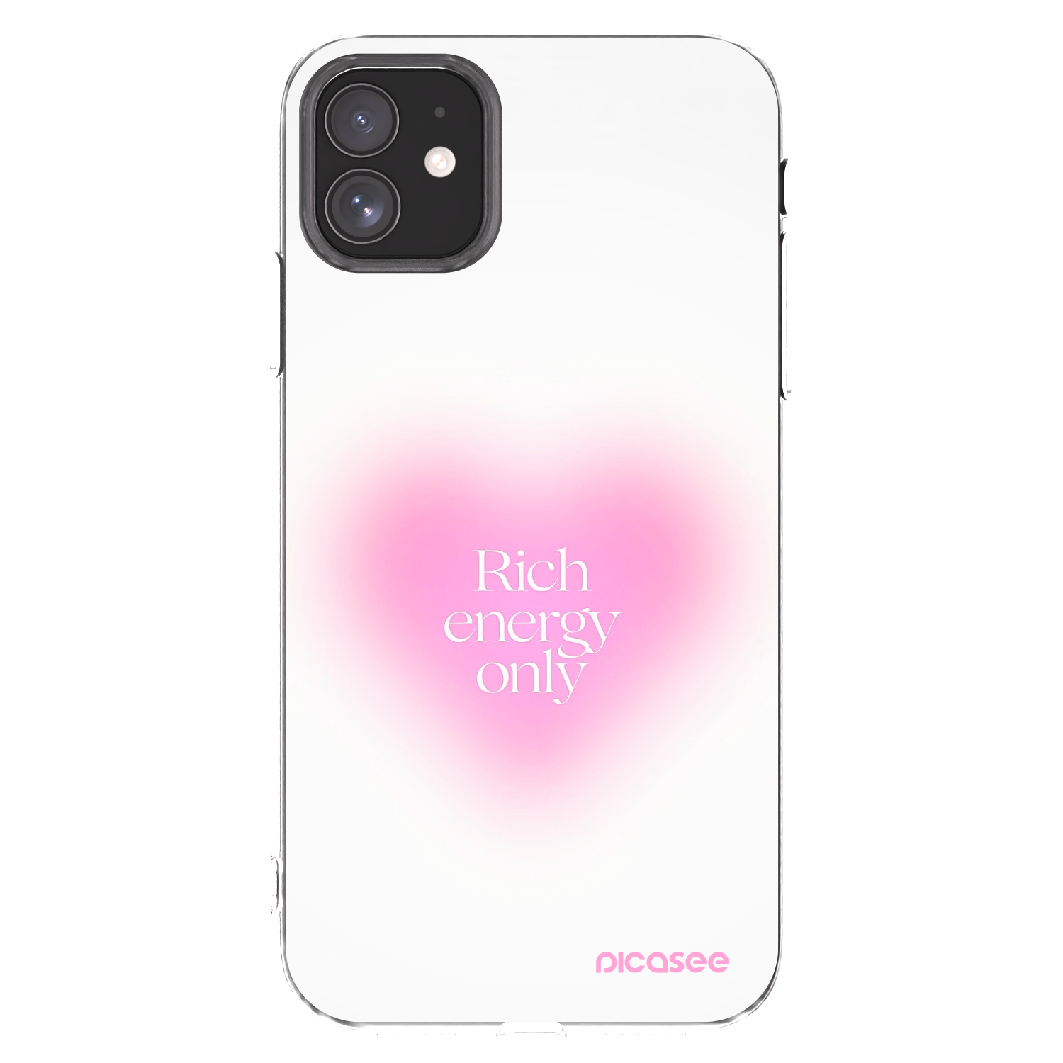 Picasee Apple iPhone 11 Hülle - Transparentes Silikon - Rich Energy