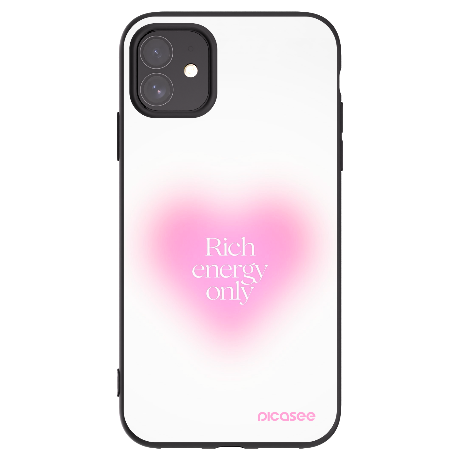 Picasee Apple iPhone 11 Hülle - Schwarzes Silikon - Rich Energy