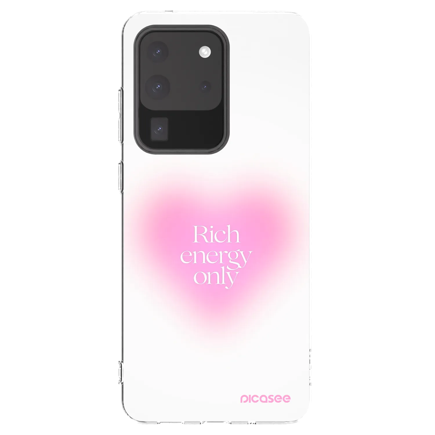 Picasee Samsung Galaxy S20 Ultra 5G G988F Hülle - Transparentes Silikon - Rich Energy