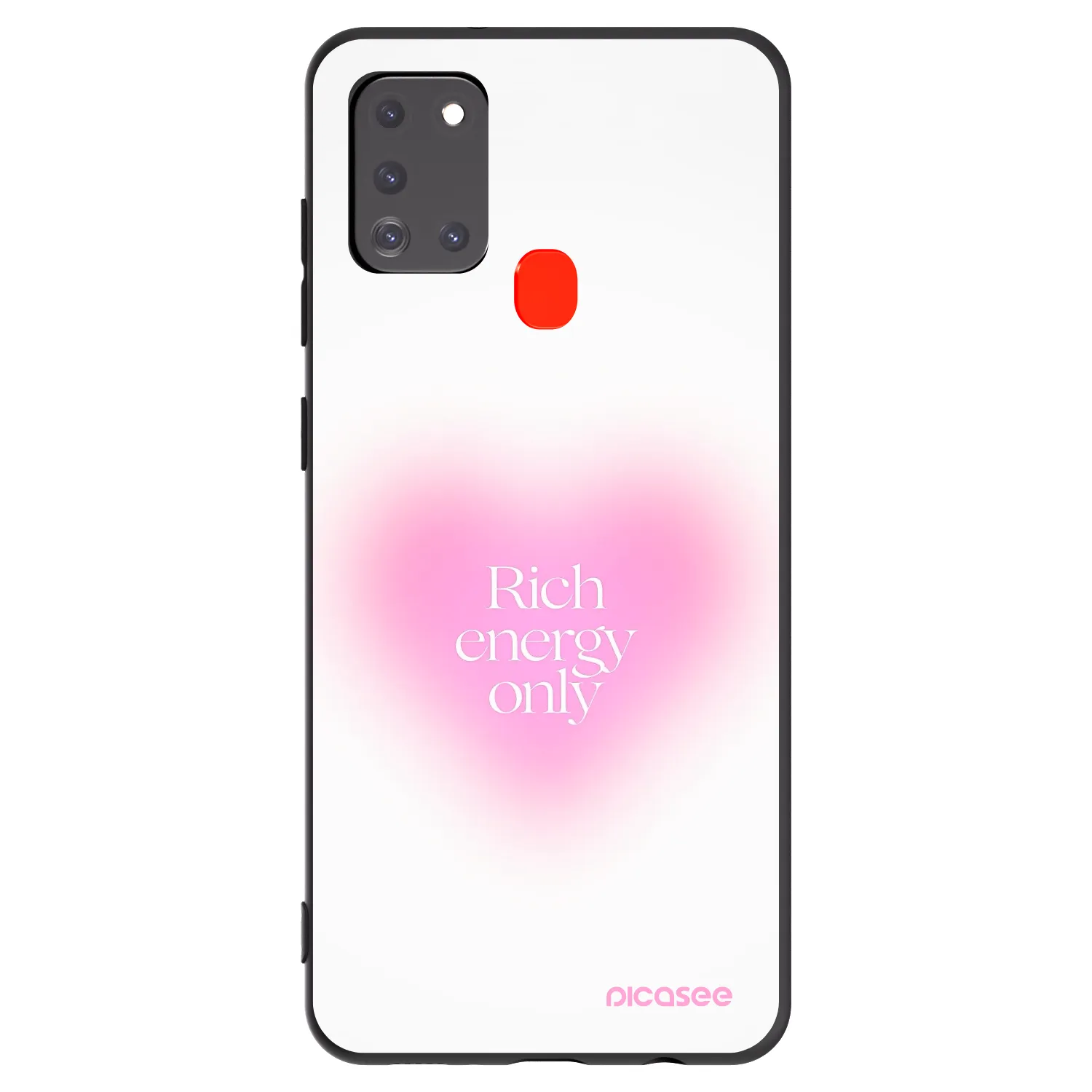 Picasee Samsung Galaxy A21s Hülle - Schwarzes Silikon - Rich Energy