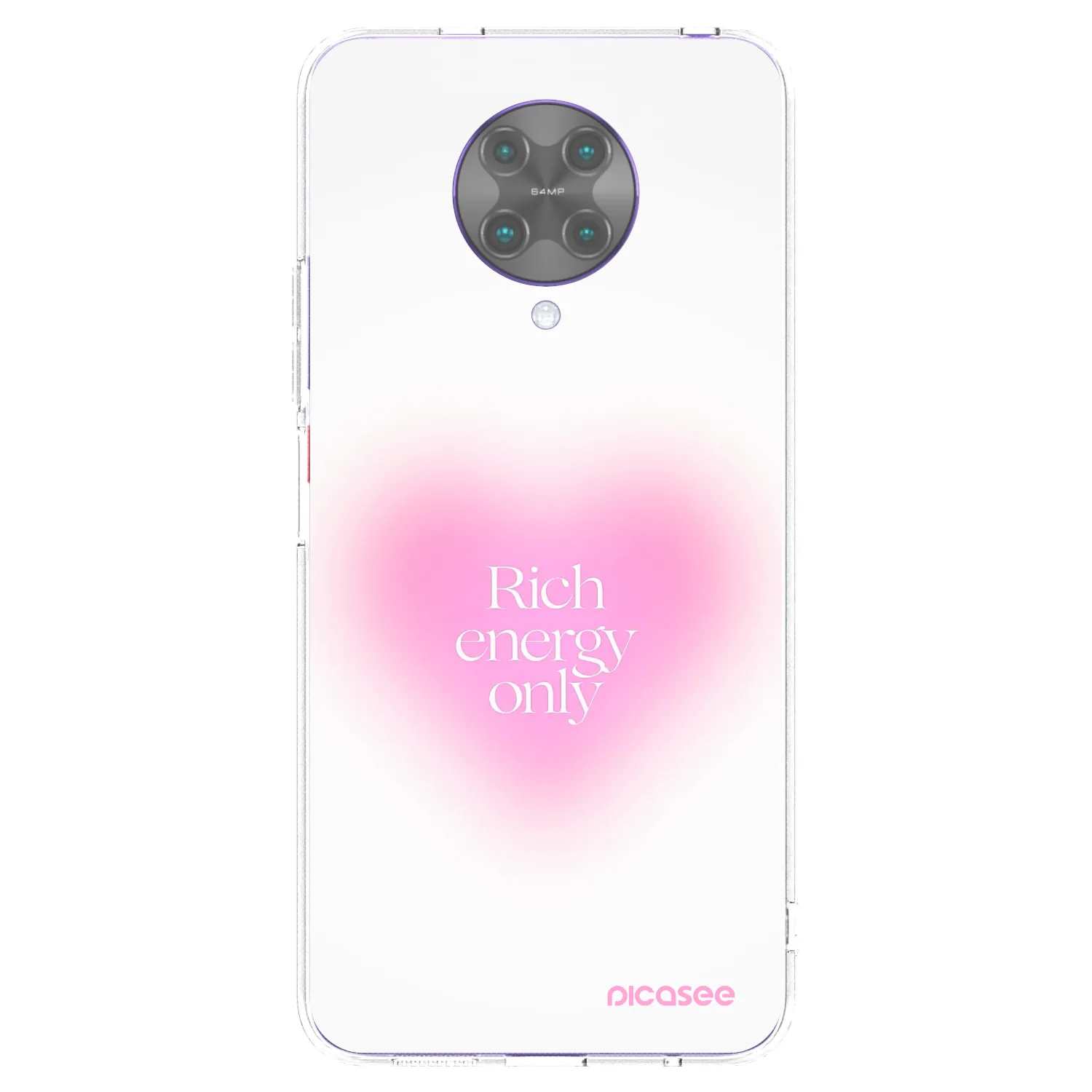 Picasee Xiaomi Poco F2 Pro Hülle - Transparentes Silikon - Rich Energy