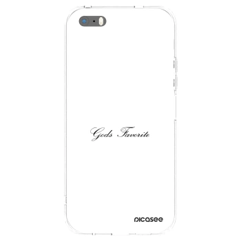 Picasee Apple iPhone 5/5S/SE Hülle - Transparentes Silikon - Gods Favorite