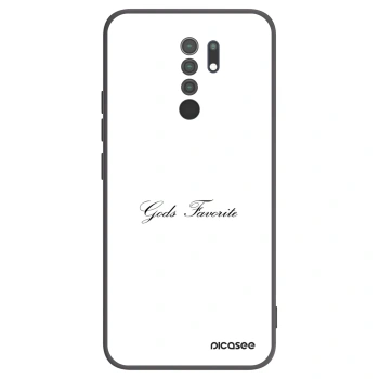 Picasee Xiaomi Redmi 9 Hülle - Schwarzes Silikon - Gods Favorite