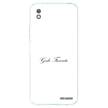 Picasee Xiaomi Redmi 9A Hülle - Schwarzes Silikon - Gods Favorite