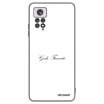 Picasee Xiaomi Redmi Note 11 Hülle - Schwarzes Silikon - Gods Favorite