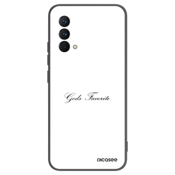 Picasee Realme GT Master Edition 5G Hülle - Schwarzes Silikon - Gods Favorite