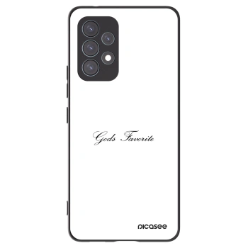 Picasee Samsung Galaxy A53 5G A536 Hülle - Schwarzes Silikon - Gods Favorite