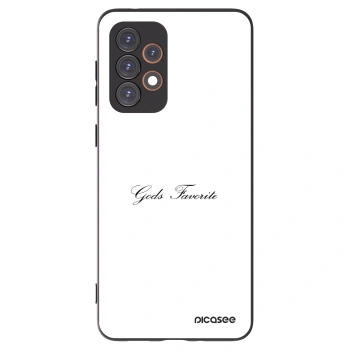 Picasee Samsung Galaxy A33 5G A336 Hülle - Schwarzes Silikon - Gods Favorite