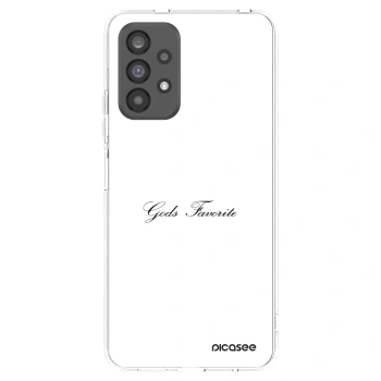 Picasee Samsung Galaxy A73 5G Hülle - Transparentes Silikon - Gods Favorite