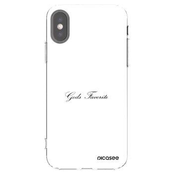 Picasee Apple iPhone X/XS Hülle - Transparentes Silikon - Gods Favorite