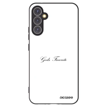 Picasee Samsung Galaxy A34 5G A346B Hülle - Schwarzes Silikon - Gods Favorite