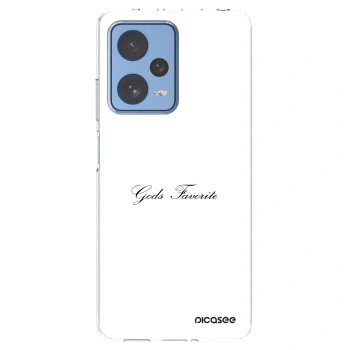 Picasee Xiaomi Redmi Note 12 Pro 5G Hülle - Transparentes Silikon - Gods Favorite