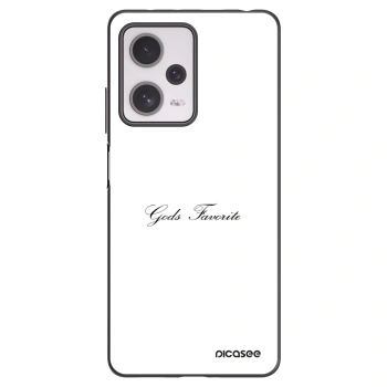 Picasee Xiaomi Redmi Note 12 Pro+ 5G Hülle - Schwarzes Silikon - Gods Favorite