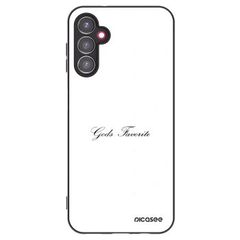 Picasee Samsung Galaxy A14 5G A146P Hülle - Schwarzes Silikon - Gods Favorite