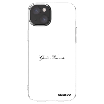 Picasee Apple iPhone 15 Plus Hülle - Transparentes Silikon - Gods Favorite
