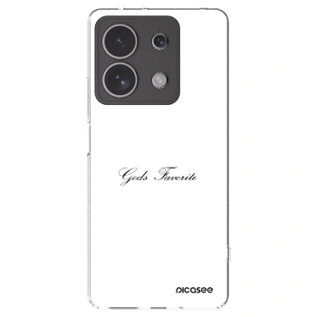 Picasee Xiaomi Redmi Note 13 4G Hülle - Transparentes Silikon - Gods Favorite