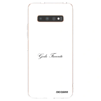 Picasee Samsung Galaxy S10 Plus G975 Hülle - Transparentes Silikon - Gods Favorite
