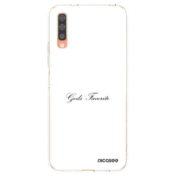 Picasee Samsung Galaxy A70 A705F Hülle - Transparentes Silikon - Gods Favorite