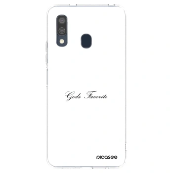 Picasee Samsung Galaxy A40 A405F Hülle - Transparentes Silikon - Gods Favorite