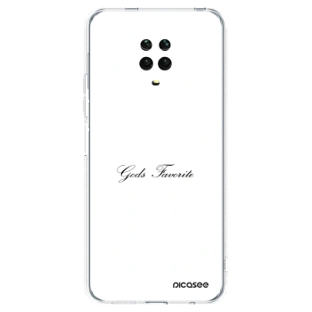 Picasee Xiaomi Redmi Note 9 Pro Hülle - Transparentes Silikon - Gods Favorite
