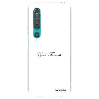 Picasee Xiaomi Mi 10 Hülle - Transparentes Silikon - Gods Favorite