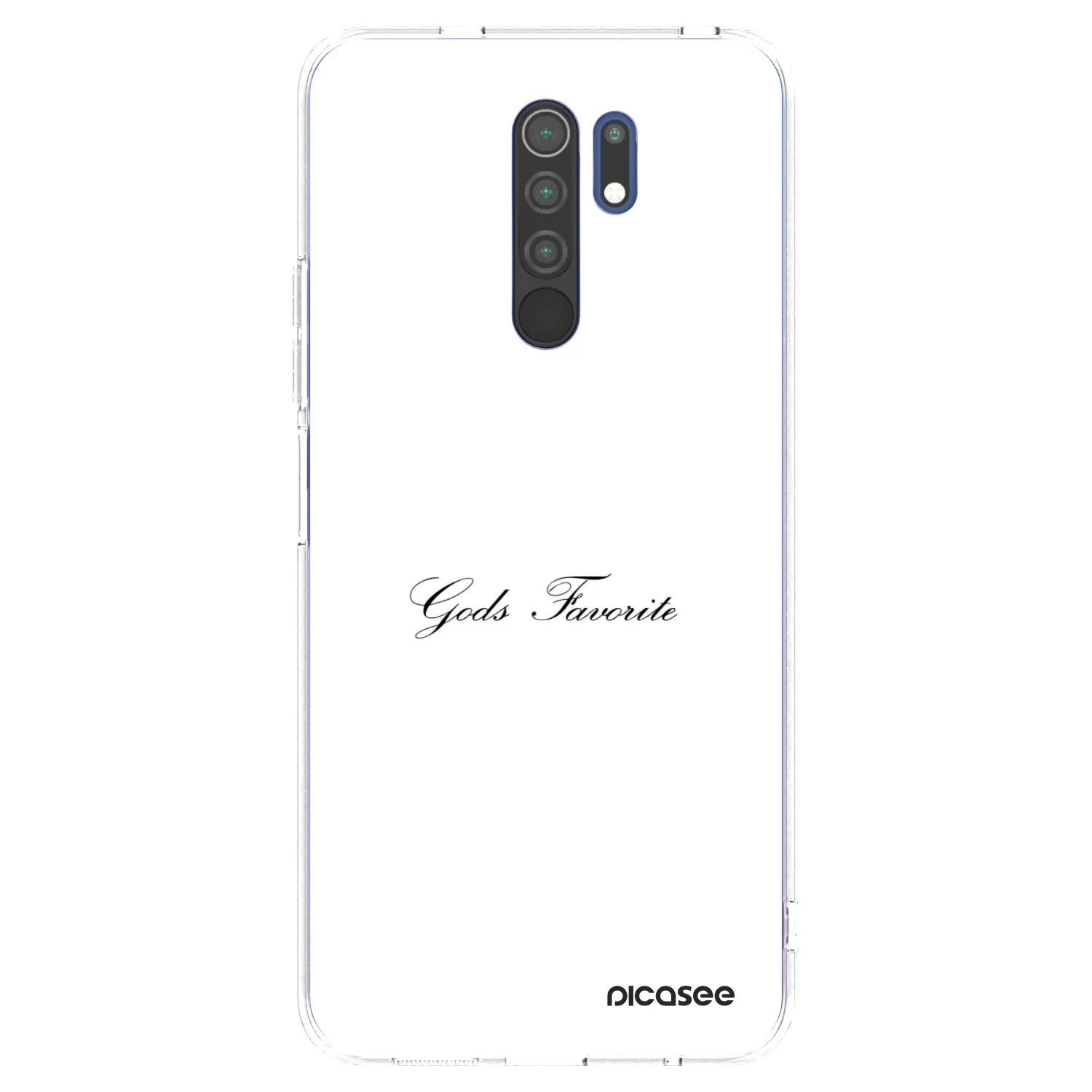 Picasee Xiaomi Redmi 9 Hülle - Transparentes Silikon - Gods Favorite