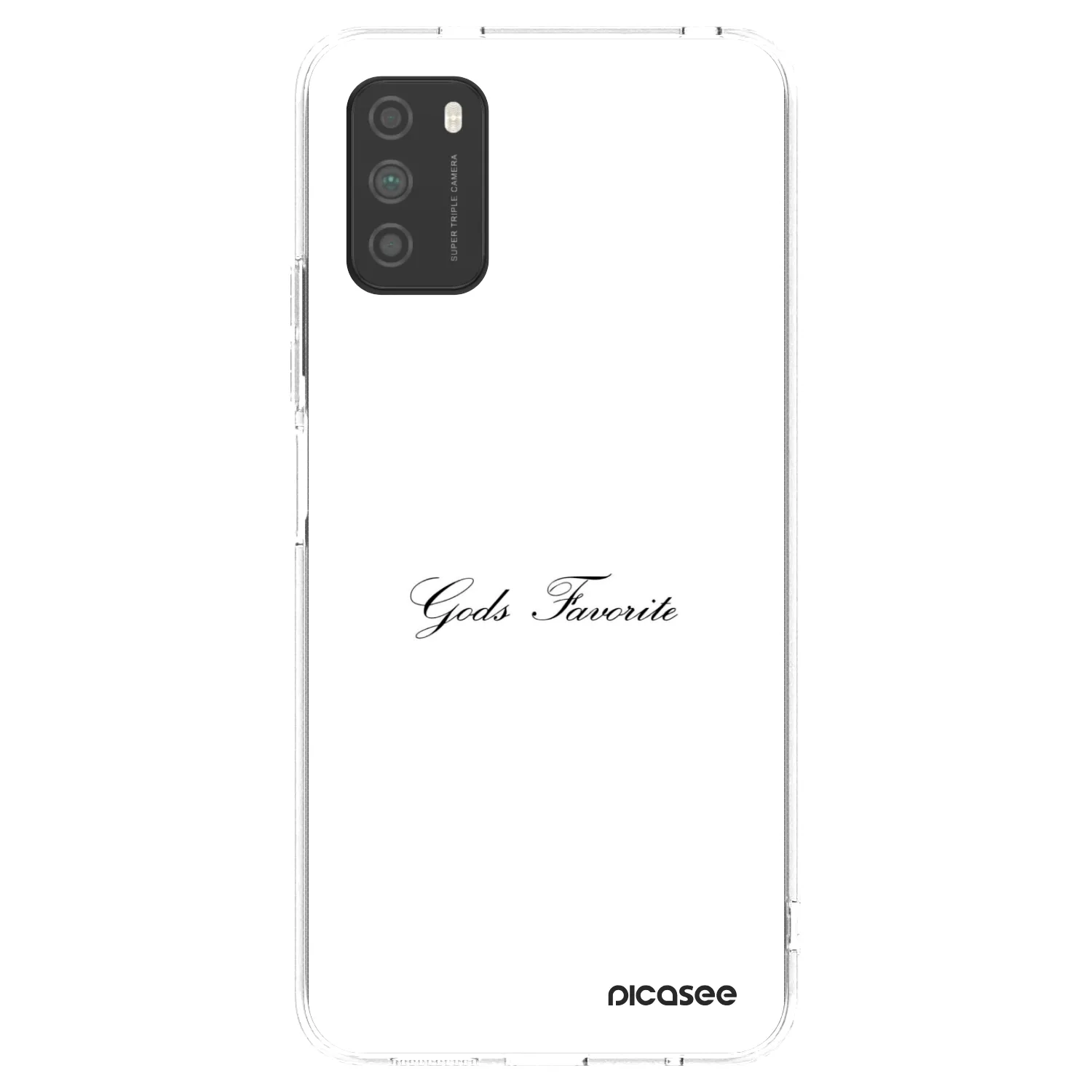 Picasee Xiaomi Poco M3 Hülle - Transparentes Silikon - Gods Favorite