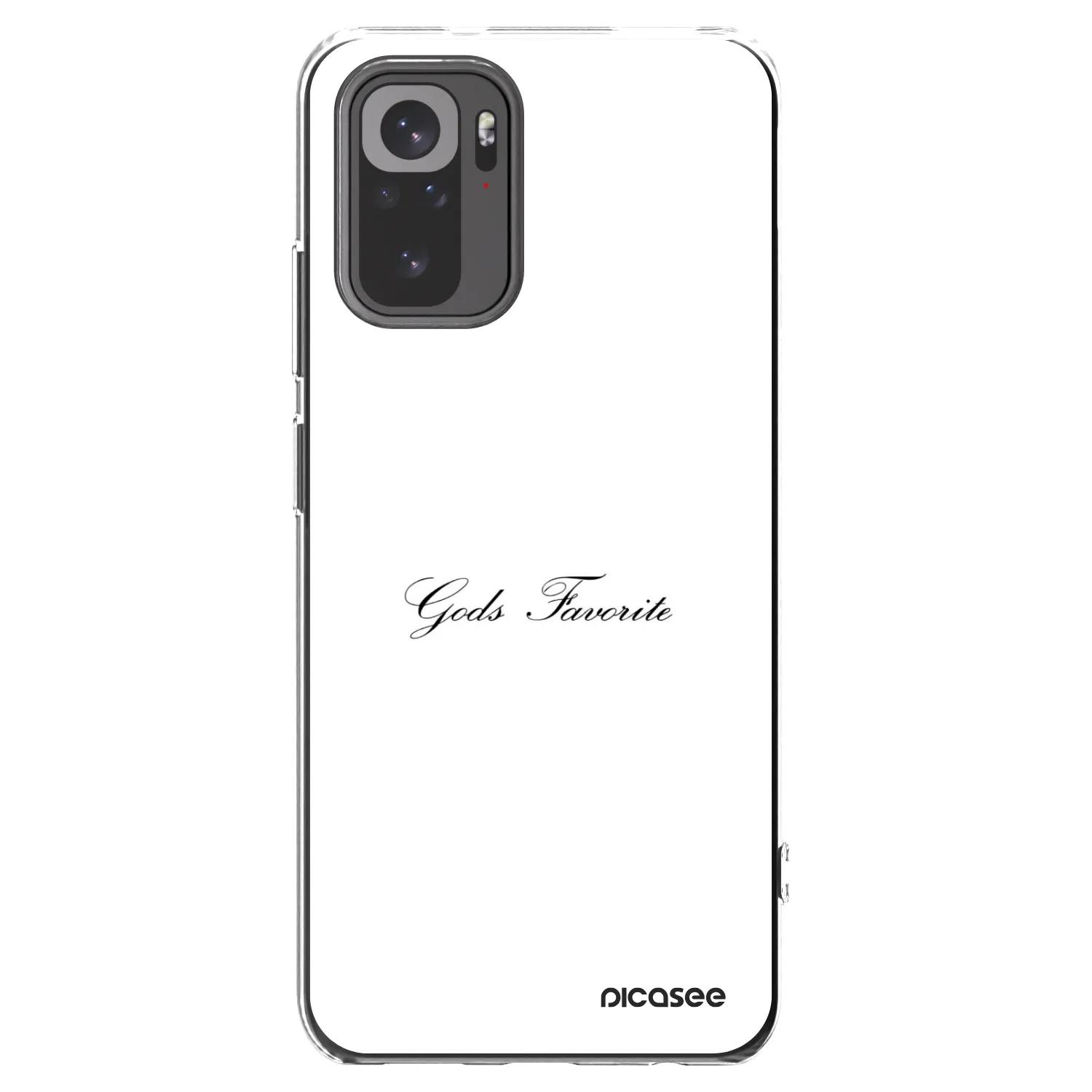 Picasee Xiaomi Redmi Note 10 Hülle - Transparentes Silikon - Gods Favorite