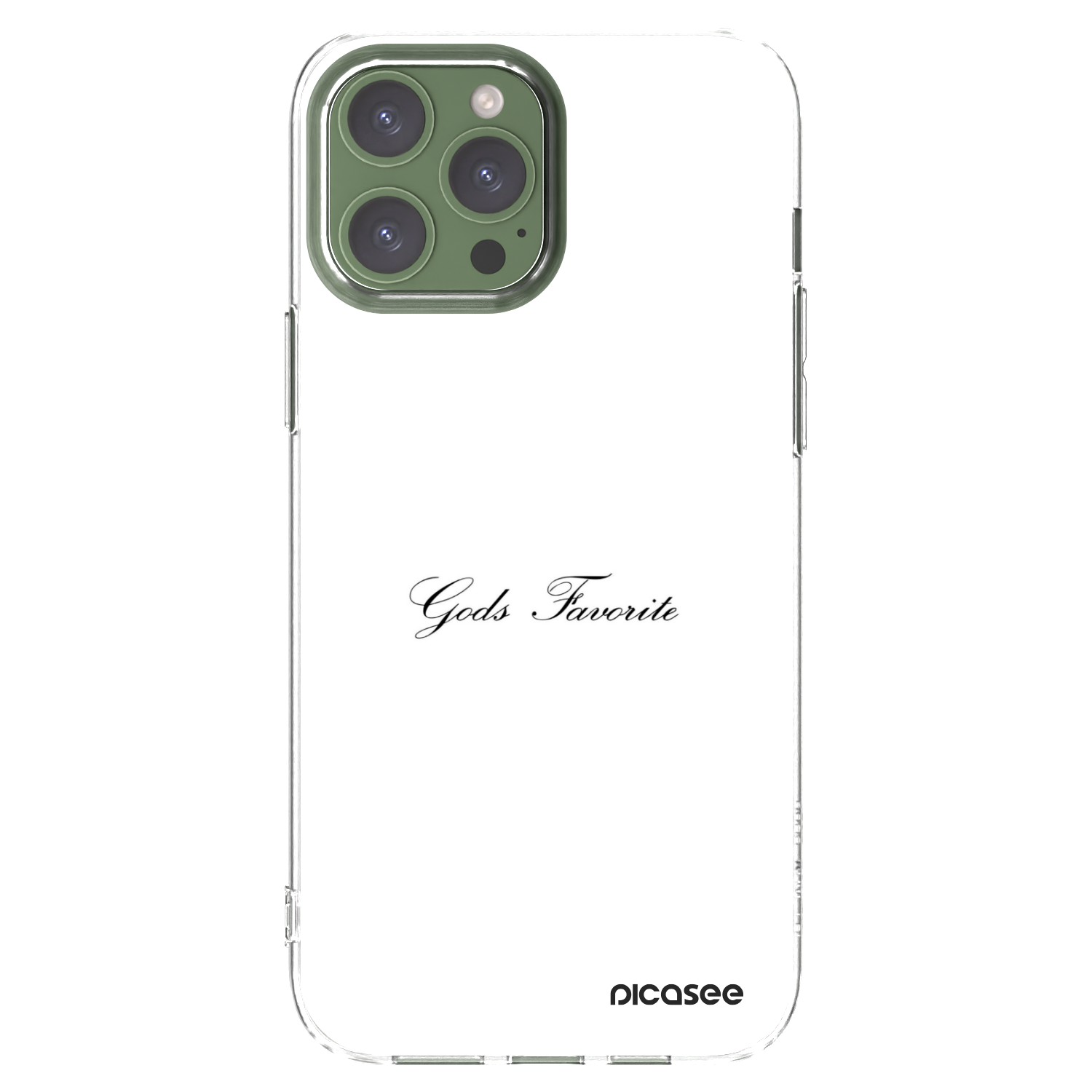 Picasee Apple iPhone 13 Pro Max Hülle - Transparentes Silikon - Gods Favorite