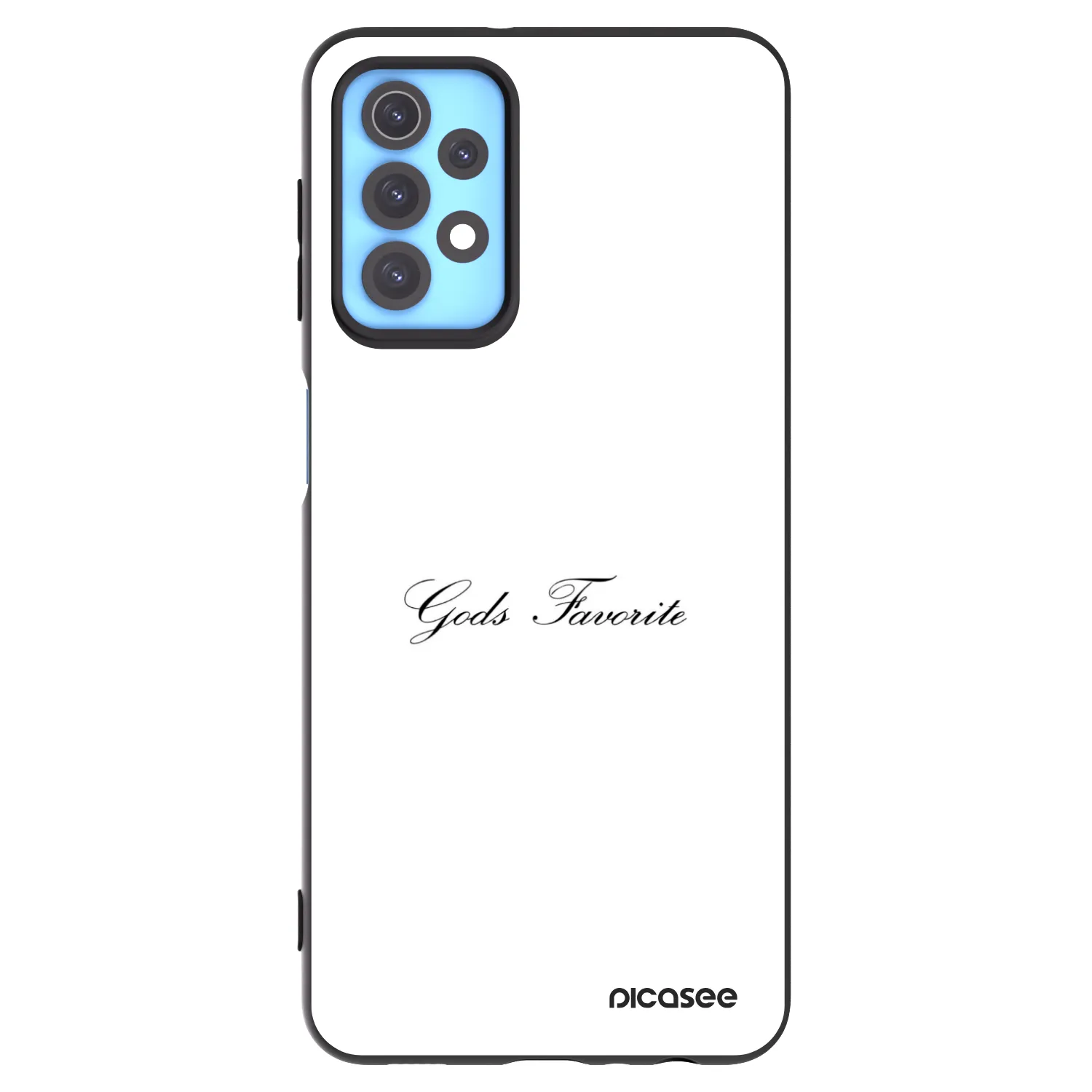 Picasee Samsung Galaxy A32 4G SM-A325F Hülle - Schwarzes Silikon - Gods Favorite