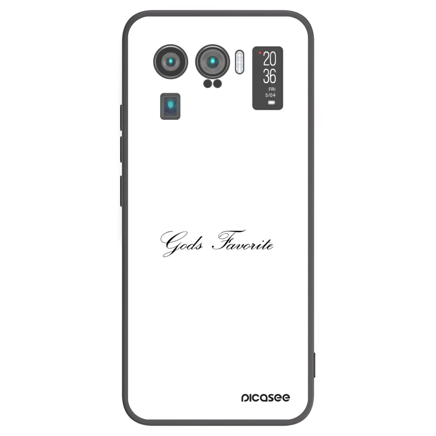 Picasee Xiaomi Mi 11 Ultra Hülle - Schwarzes Silikon - Gods Favorite