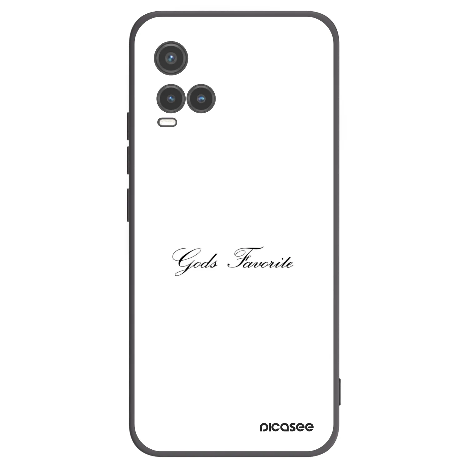 Picasee Vivo Y33s Hülle - Schwarzes Silikon - Gods Favorite