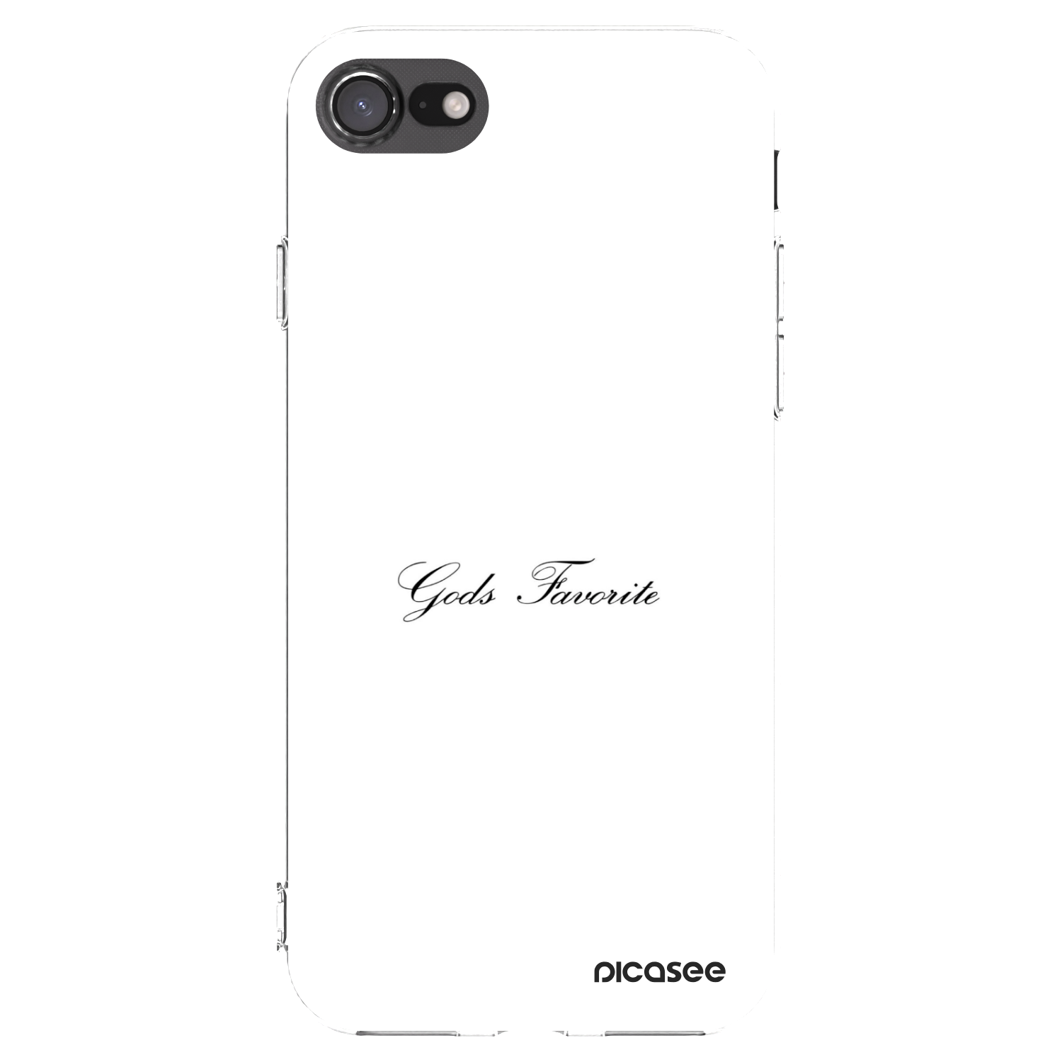 Picasee Apple iPhone SE 2022 Hülle - Transparentes Silikon - Gods Favorite