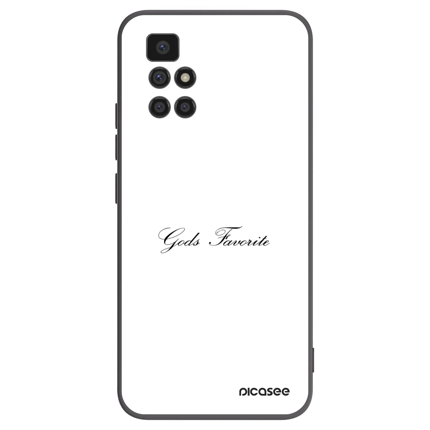 Picasee Xiaomi Redmi 10 (2022) Hülle - Schwarzes Silikon - Gods Favorite