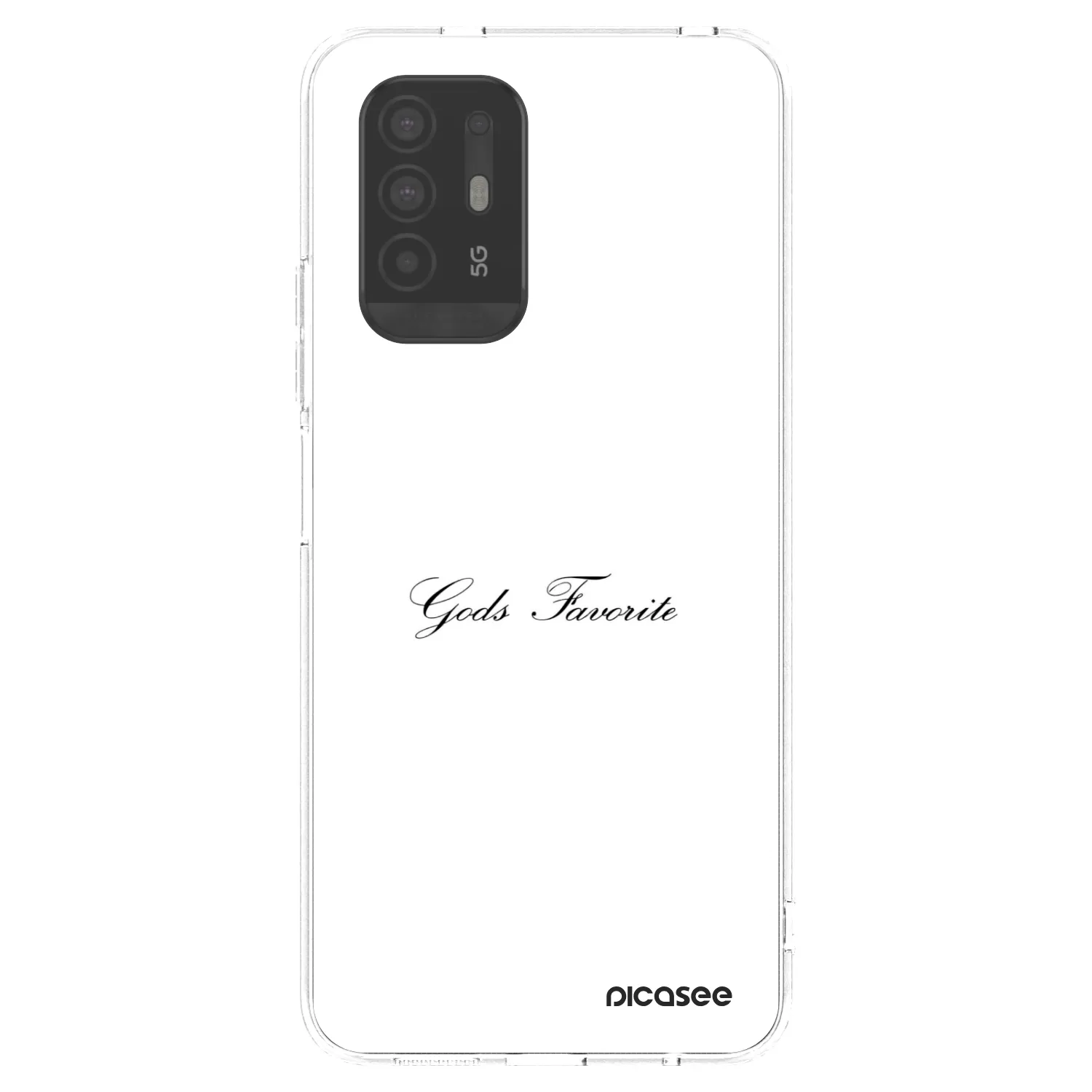 Picasee OPPO A94 5G Hülle - Transparentes Silikon - Gods Favorite