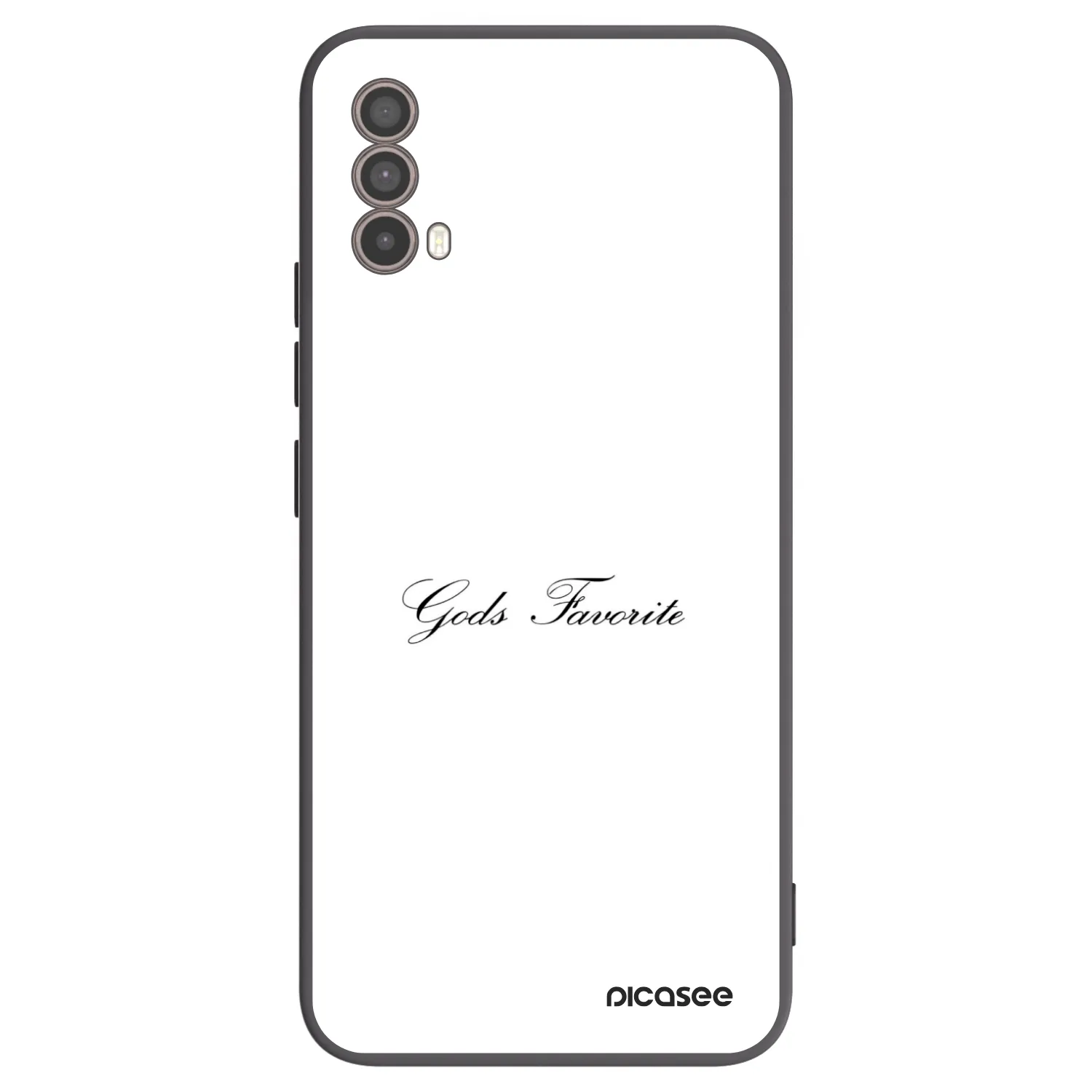 Picasee Motorola Moto E40 Hülle - Schwarzes Silikon - Gods Favorite