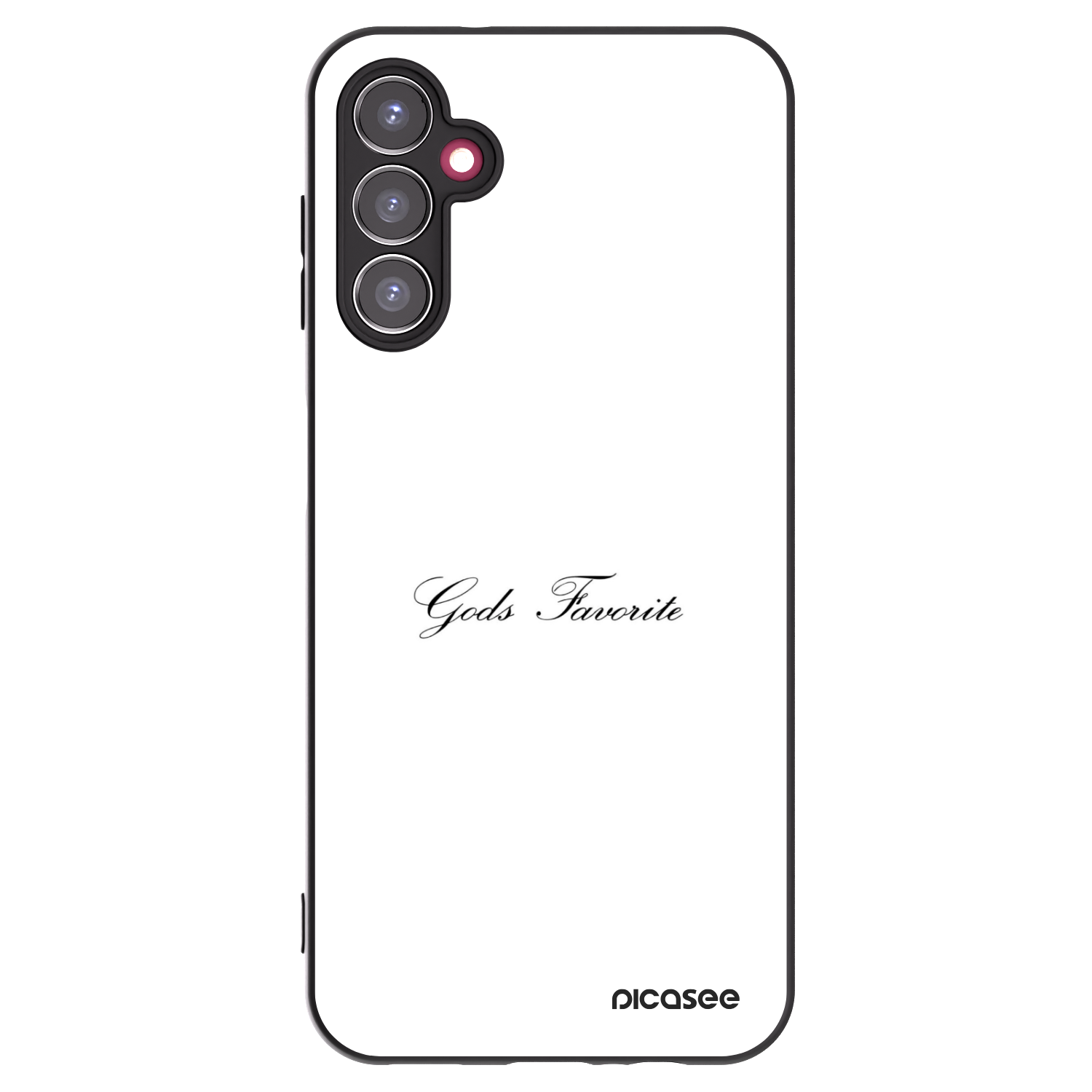 Picasee Samsung Galaxy A14 5G A146P Hülle - Schwarzes Silikon - Gods Favorite
