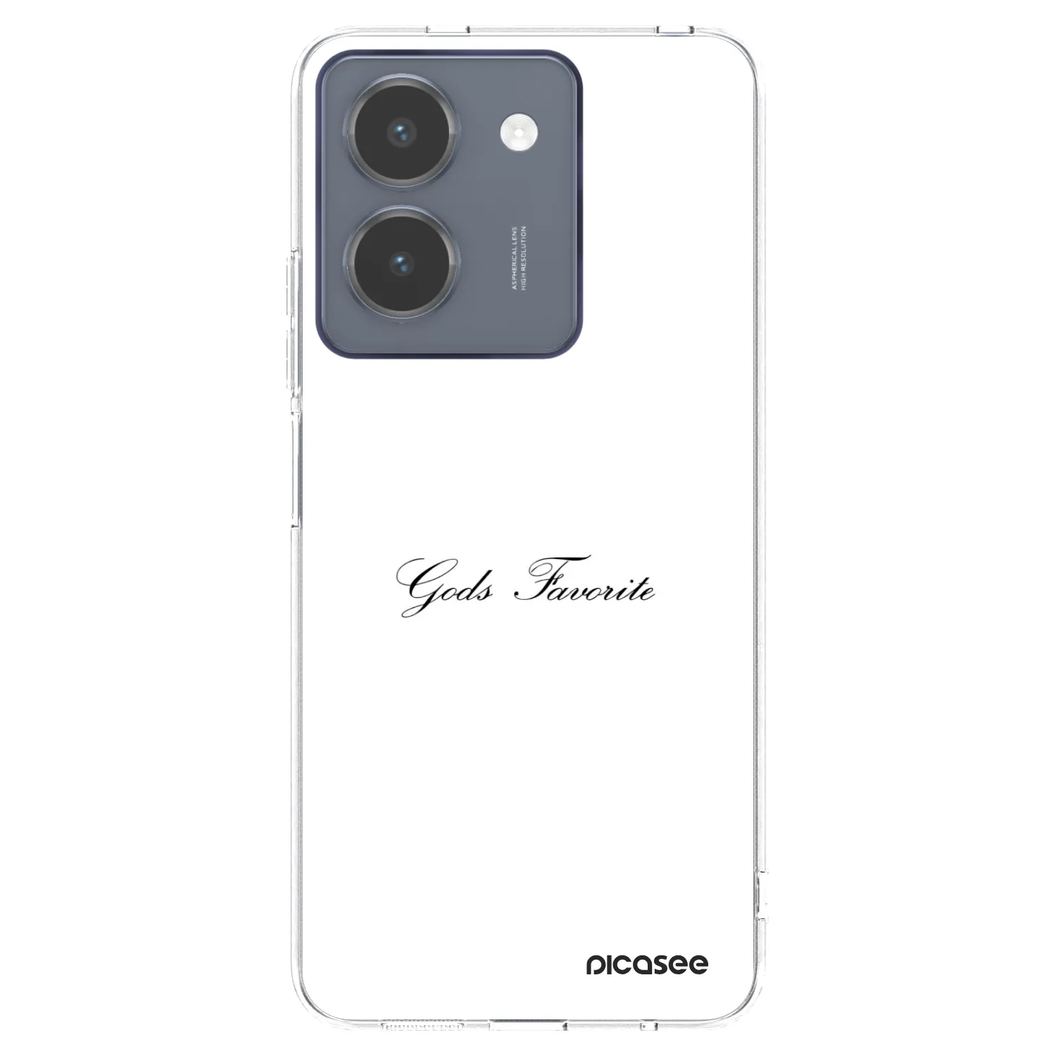 Picasee Vivo Y36 4G Hülle - Transparentes Silikon - Gods Favorite