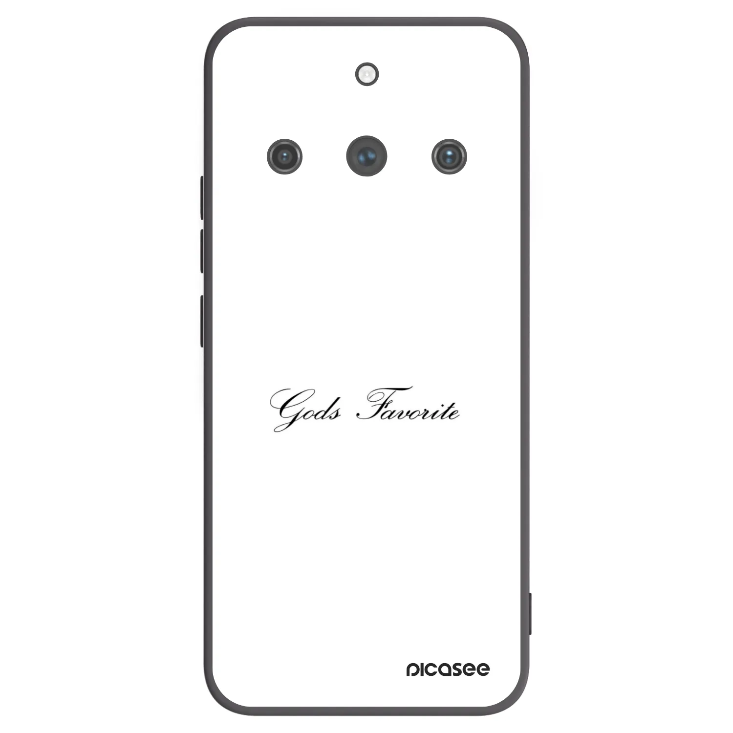 Picasee Realme 11 Pro+ Hülle - Schwarzes Silikon - Gods Favorite